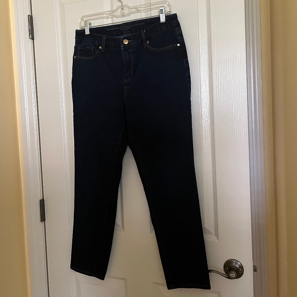 Chicos So Slimming Girlfriend Slim Leg Ankle Jeans Size 1